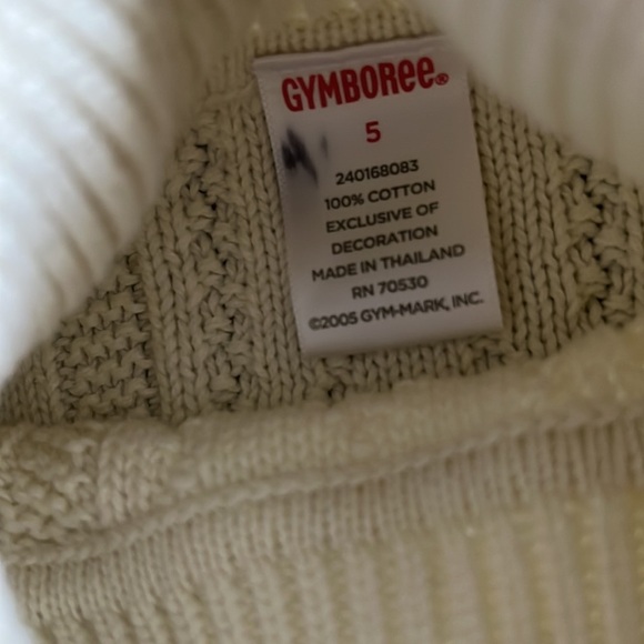 Gymboree Holiday Turtleneck Sweater Size 5 - Picture 3 of 5